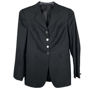 RJ Classics Essential Collection Dressage Show Coat Women 10R Black Equestrian